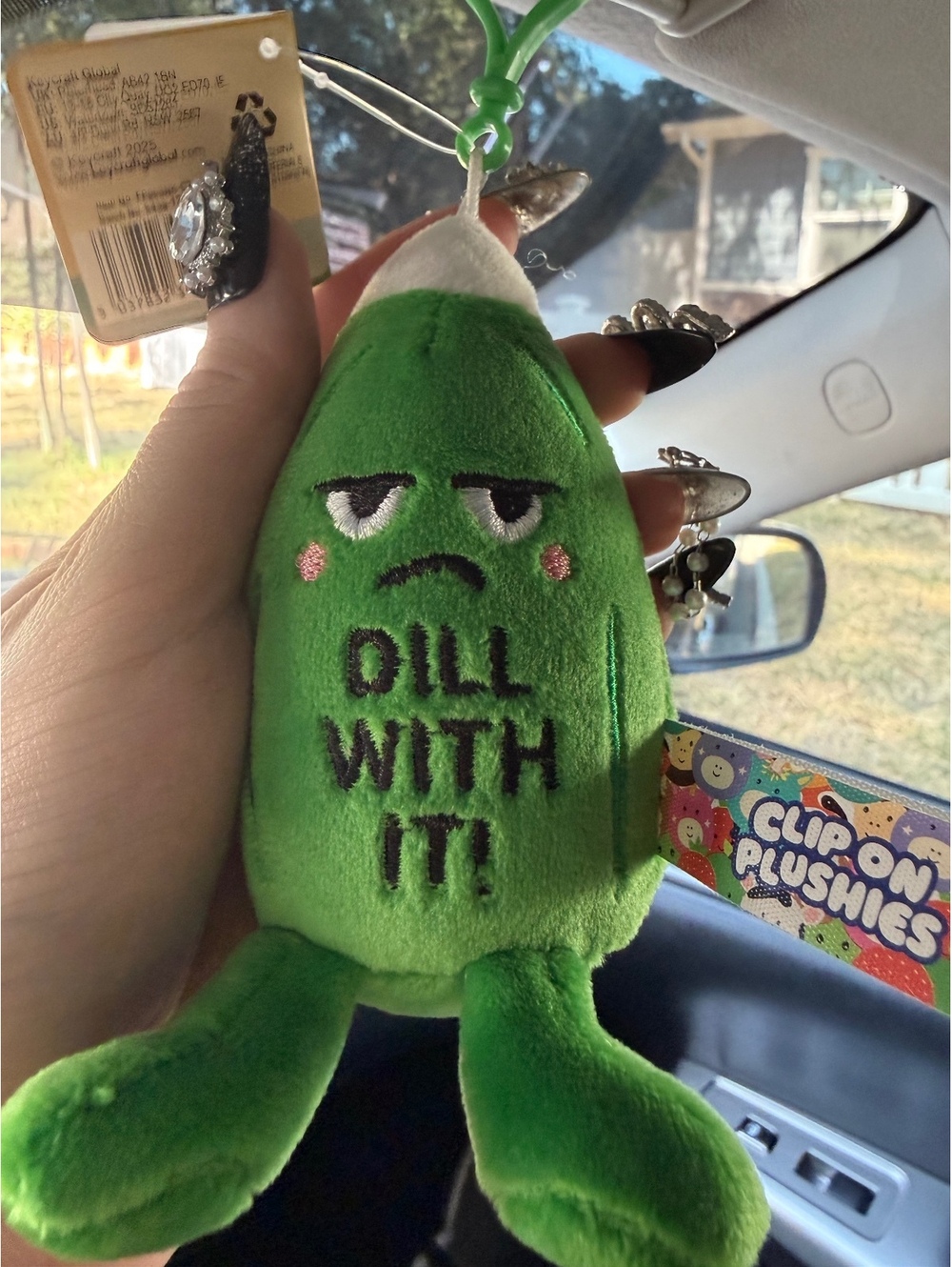 Snarky keychain pickle, lovers, dill pickle lovers humor